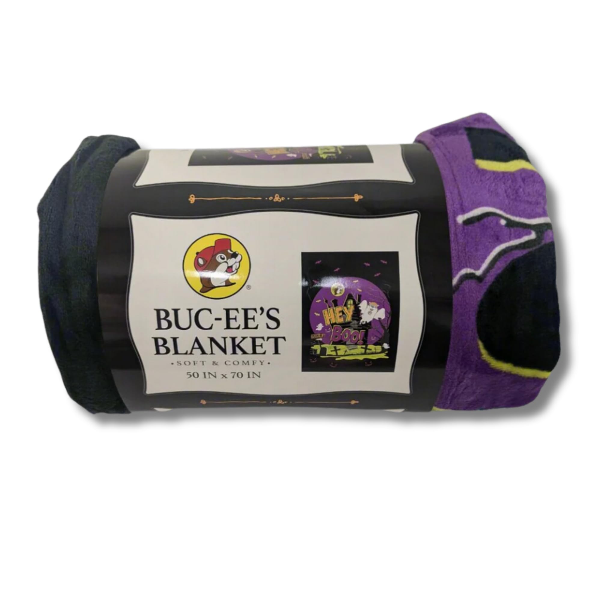 Amazon.com: Buc-ee's 'Hey Boo!' Halloween Blanket | Soft & Cozy
